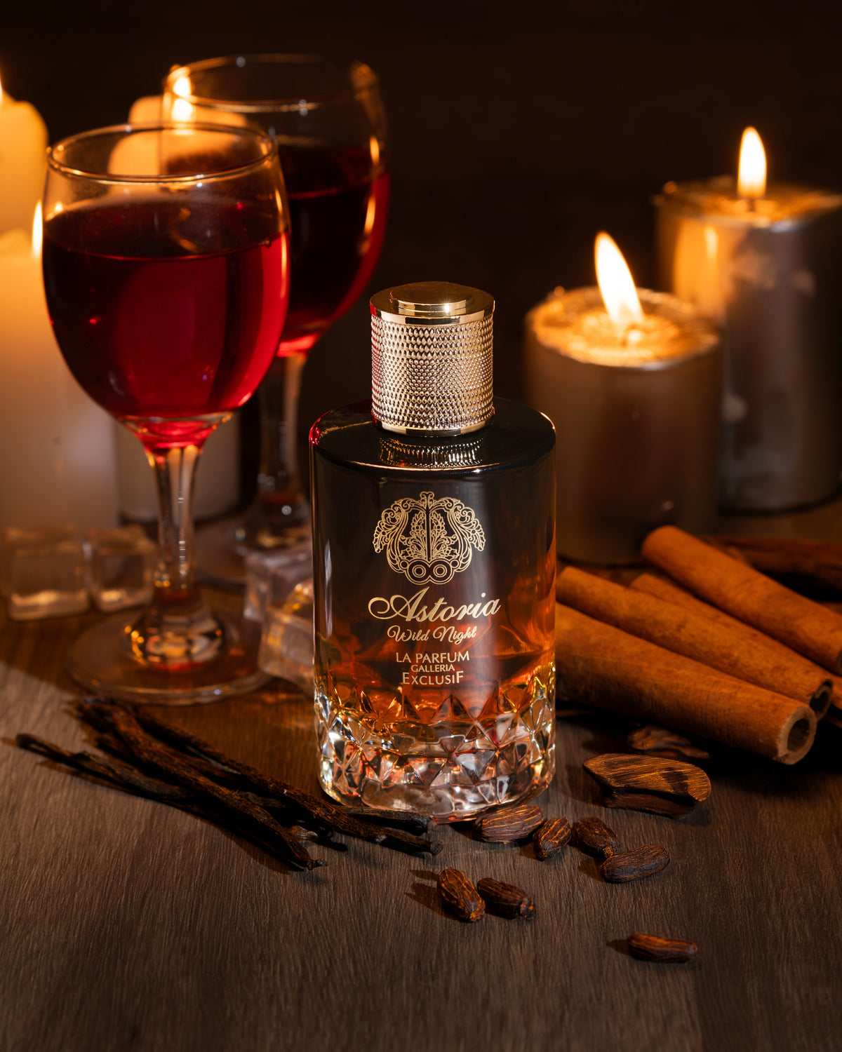 Astoria Wild Night by La Parfum Galleria Unisex Eau de Parfum Sensual Cognac Vanilla & Praline Long Lasting Premium Scent 100 ml