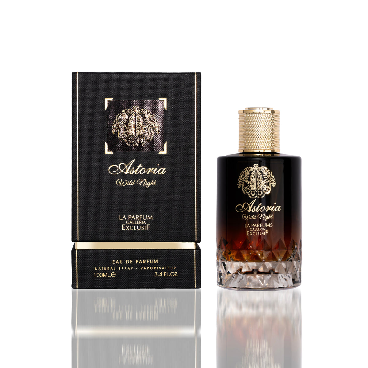 Astoria Wild Night by La Parfum Galleria Unisex Eau de Parfum Sensual Cognac Vanilla & Praline Long Lasting Premium Scent 100 ml