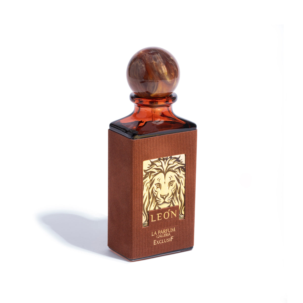 León by La Parfum Galleria Men’s Eau de Parfum Intense Leather & Smoky Vetiver Long Lasting Premium Scent 80 ml