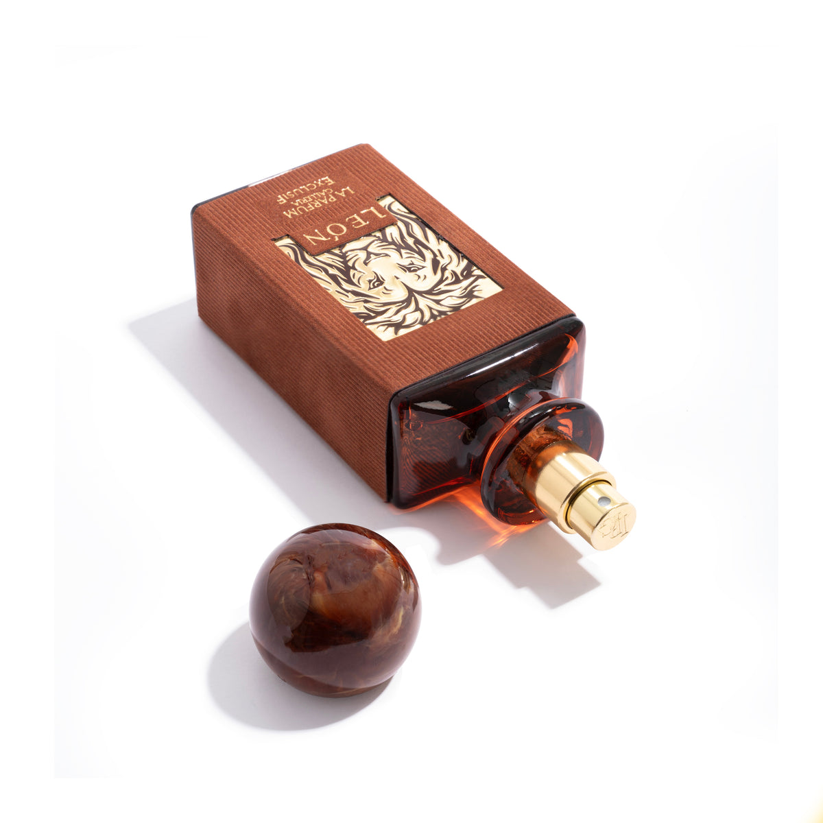 León by La Parfum Galleria Men’s Eau de Parfum Intense Leather & Smoky Vetiver Long Lasting Premium Scent 80 ml